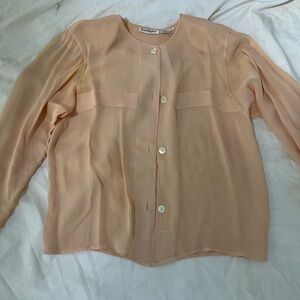 Ann Taylor Light Peach Blouse